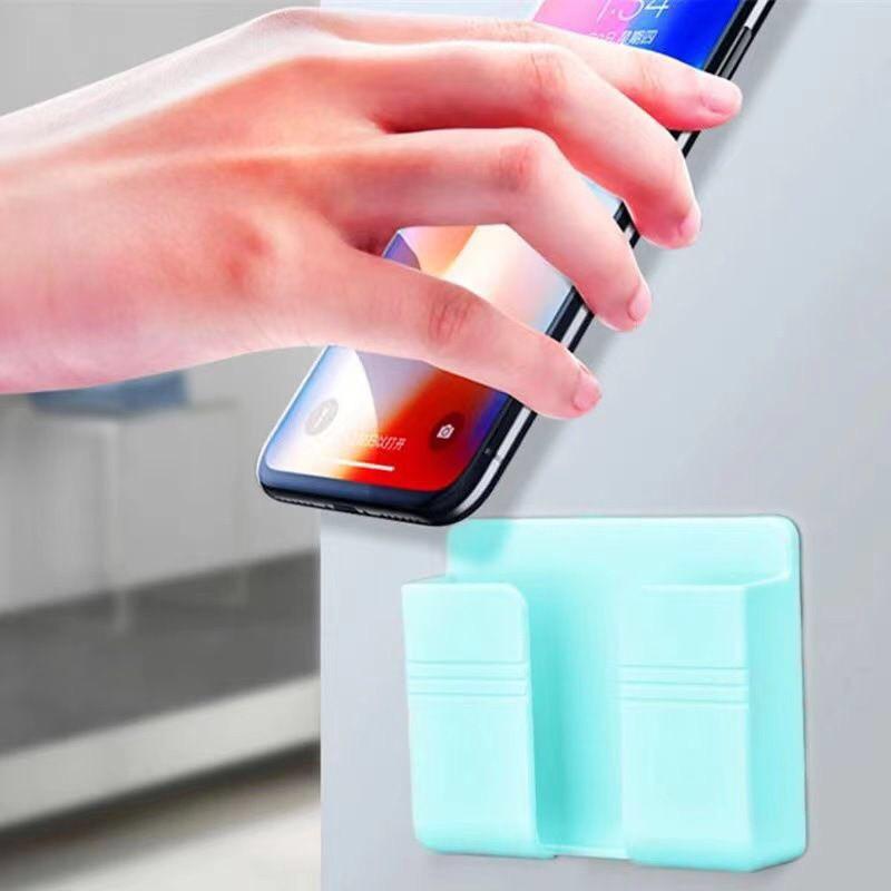 Giá Để Điện Thoại Dán Tường - Khay đỡ sạc điện thoại đựng remote tiện lợi 88245 KHO SỈ GIÁ GỐC
