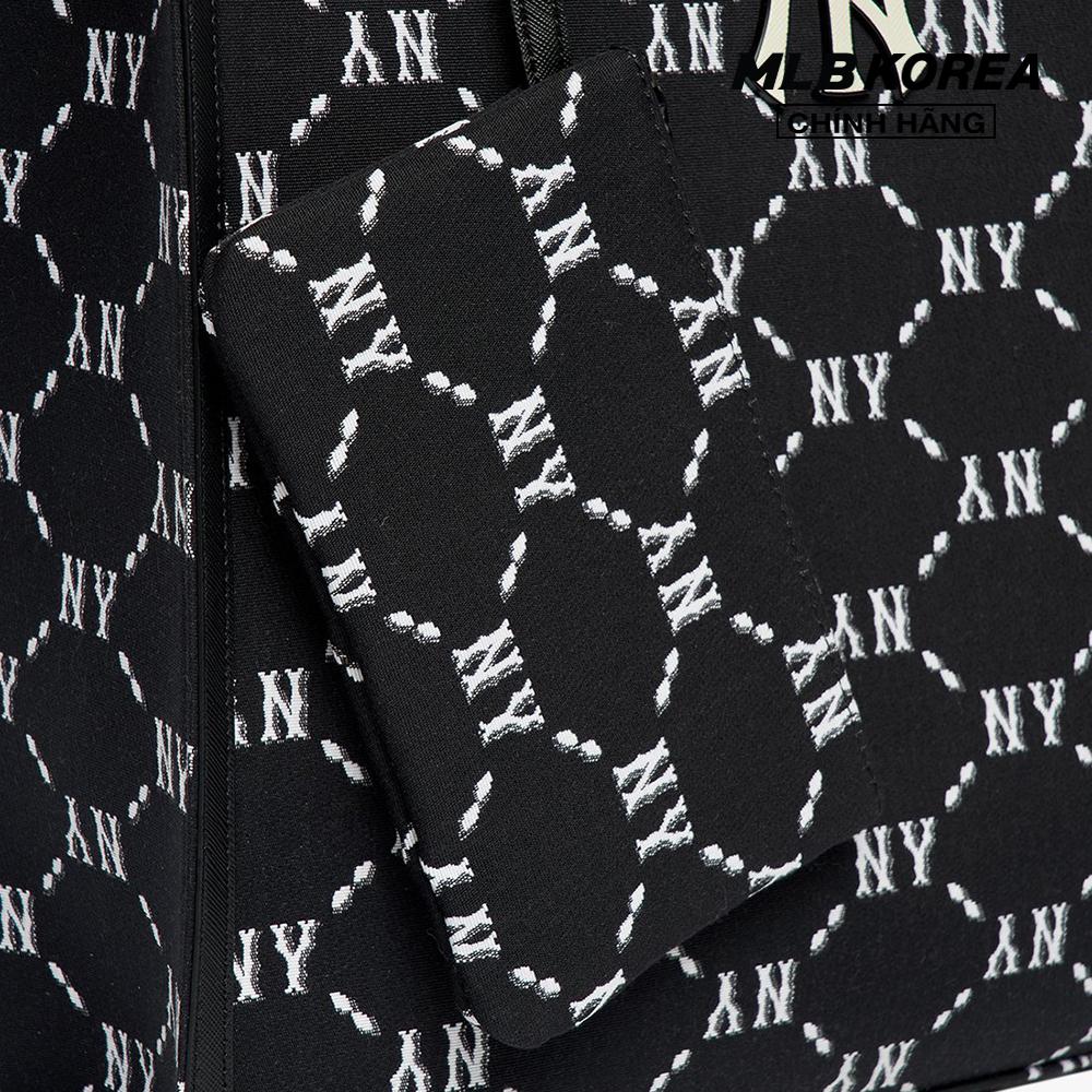 MLB - Túi tote chữ nhật Monogram Diamond Jacquard 3AORM012N