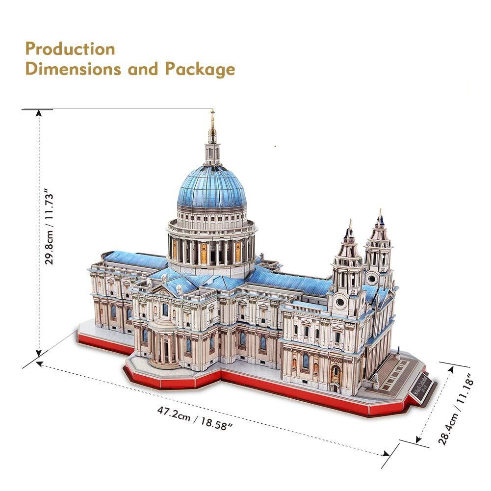 Mô hình giấy 3D - Saint Paul's Catheral 643 mảnh - MC270h