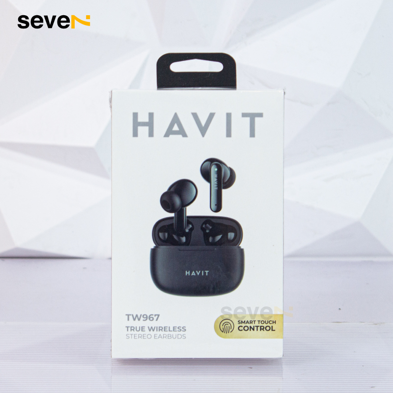 TAI NGHE TWS HAVIT TW967 STEREO EARBUDS Hàng Chính Hãng