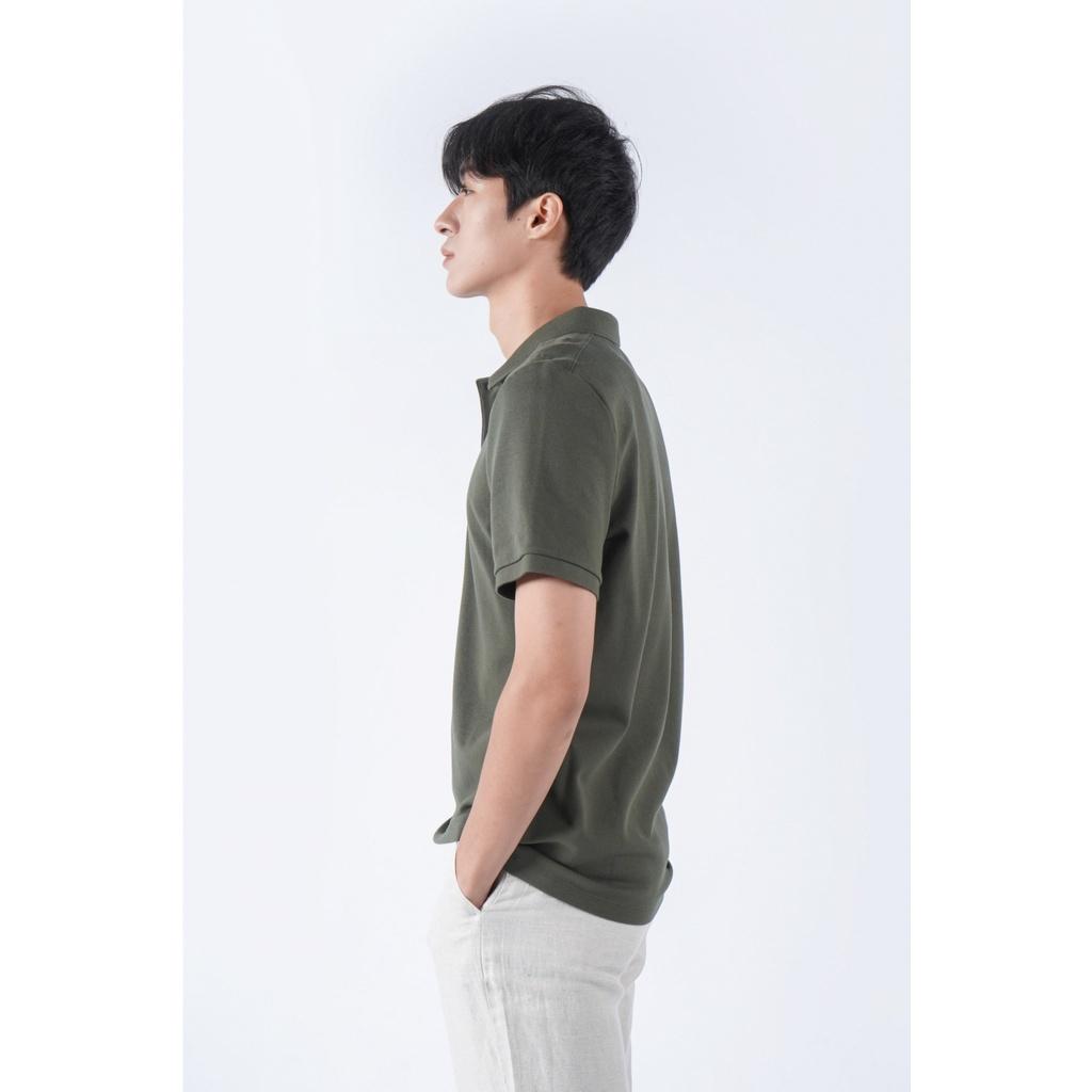 POLO - Áo thun có cổ nam 4 màu thêu chữ vai áo 10S21POL028 - Shop LASTORE