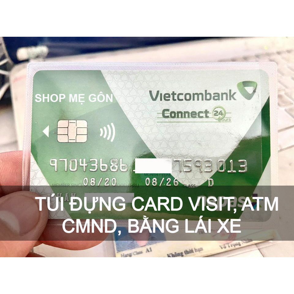 COMBO 5 BAO ĐỰNG THẺ CĂN CƯỚC CMND - ATM - NHÂN VIÊN - SINH VIÊN - BẰNG LÁI XE HIỆU HIER