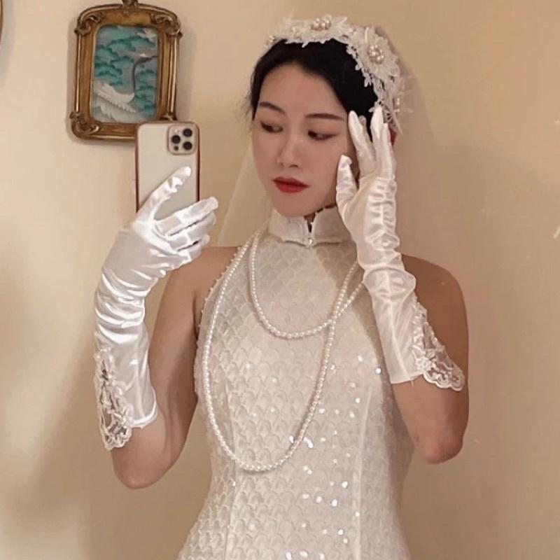 N378 dây chuyền mang áo dài hạt Ngọc kiểu dáng thanh lịch cho nữ