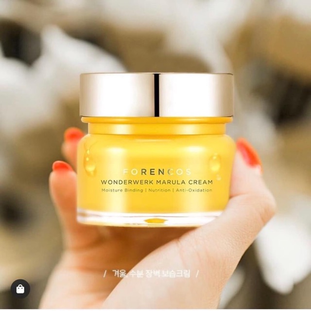 Kem Dưỡng Ẩm Sâu, Dưỡng Trắng, Căng Bóng Da Ban Đêm Forencos Wonderwerk Marula Cream 50ml