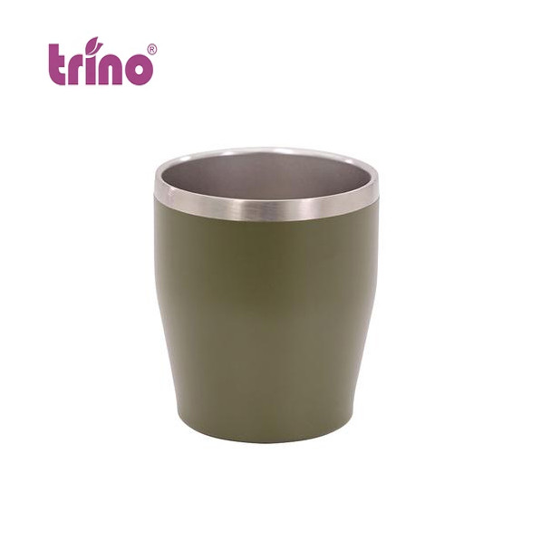 [Hàng chính hãng] Cốc giữ nhiệt inox Trino 350ml, Bằng Inox 304, Thành cao 9.3cm, Miệng rộng 8.2cm, Hộp đựng Catton