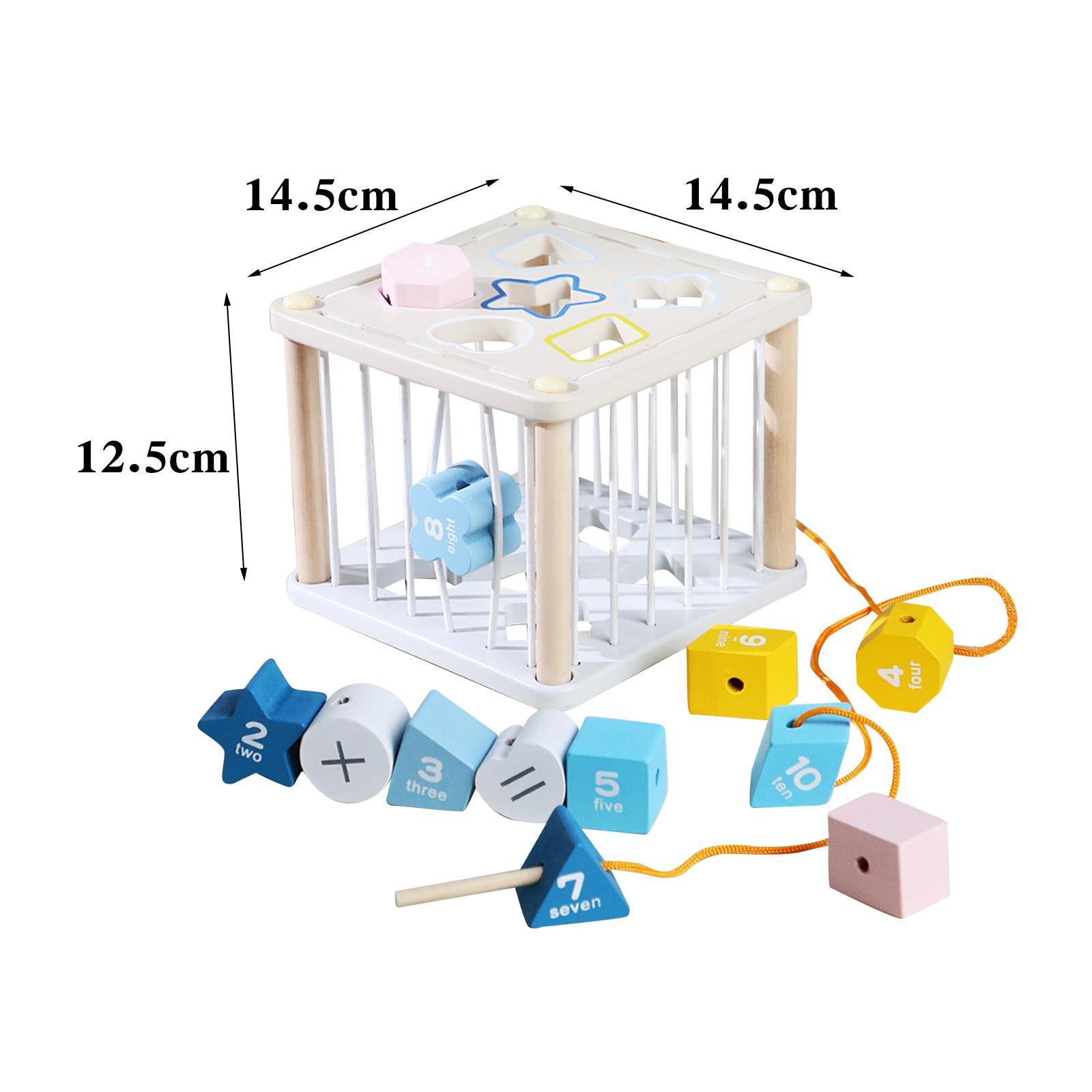 Sorting Blocks Development Toys Birthday Gift Color Cognitive for Toddlers