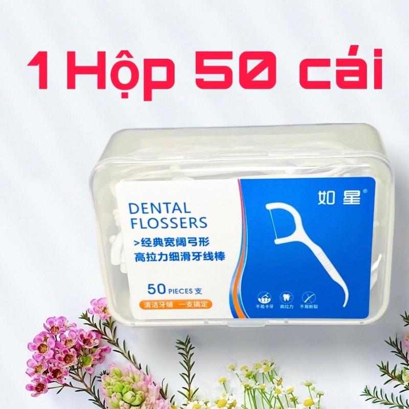 Combo 3 Hộp Tăm Chỉ Nha Khoa Dental Flossers (1 hộp 50 cái