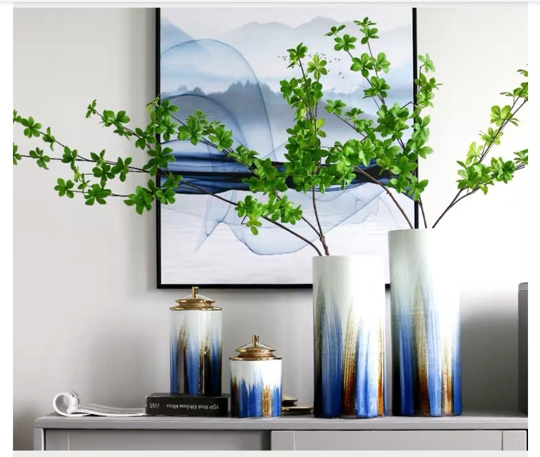 Cành lá thạch nam nhân tạo decor nhà cửa, làm cây cảnh trang trí trong nhà tự nhiên xanh mát TN-110