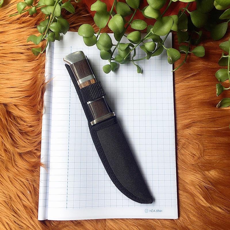 Dao gọt hoa quả dài 22cm, dày 2.5li có vỏ đựng