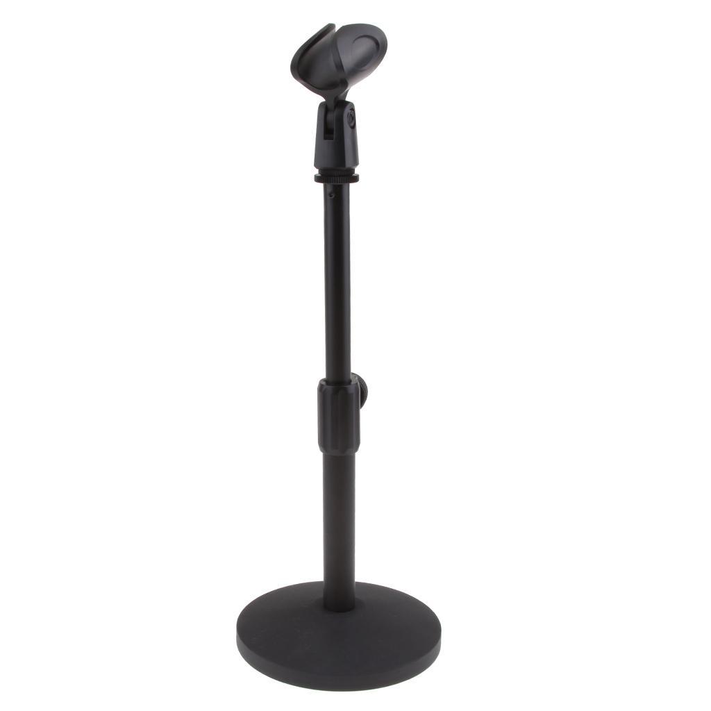 Microphone Arm Stand Bracket for Radio Broadcasting Studio, Lectures/Meeting/On Stage Desk Microphones Stands Accessories