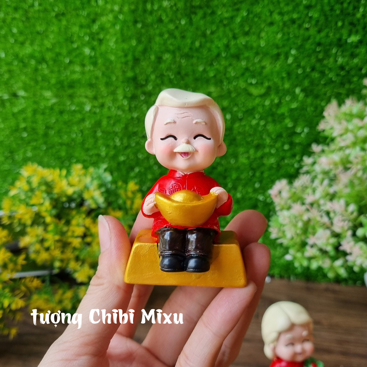 Bộ 02 tượng Ông Bà - Bách Niên Giai Lão