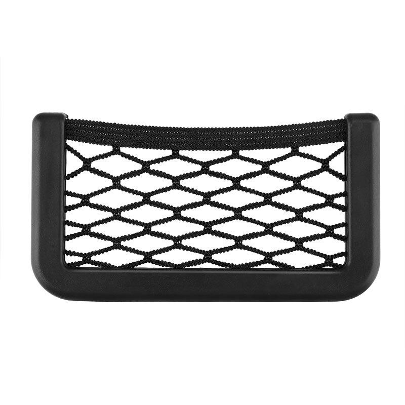Phổ biến chỗ ngồi xe nhỏ phía sau lưu trữ Túi lưới Túi dây Lưới Pocket Organizer Stick-on cho ví điện thoại Túi Net