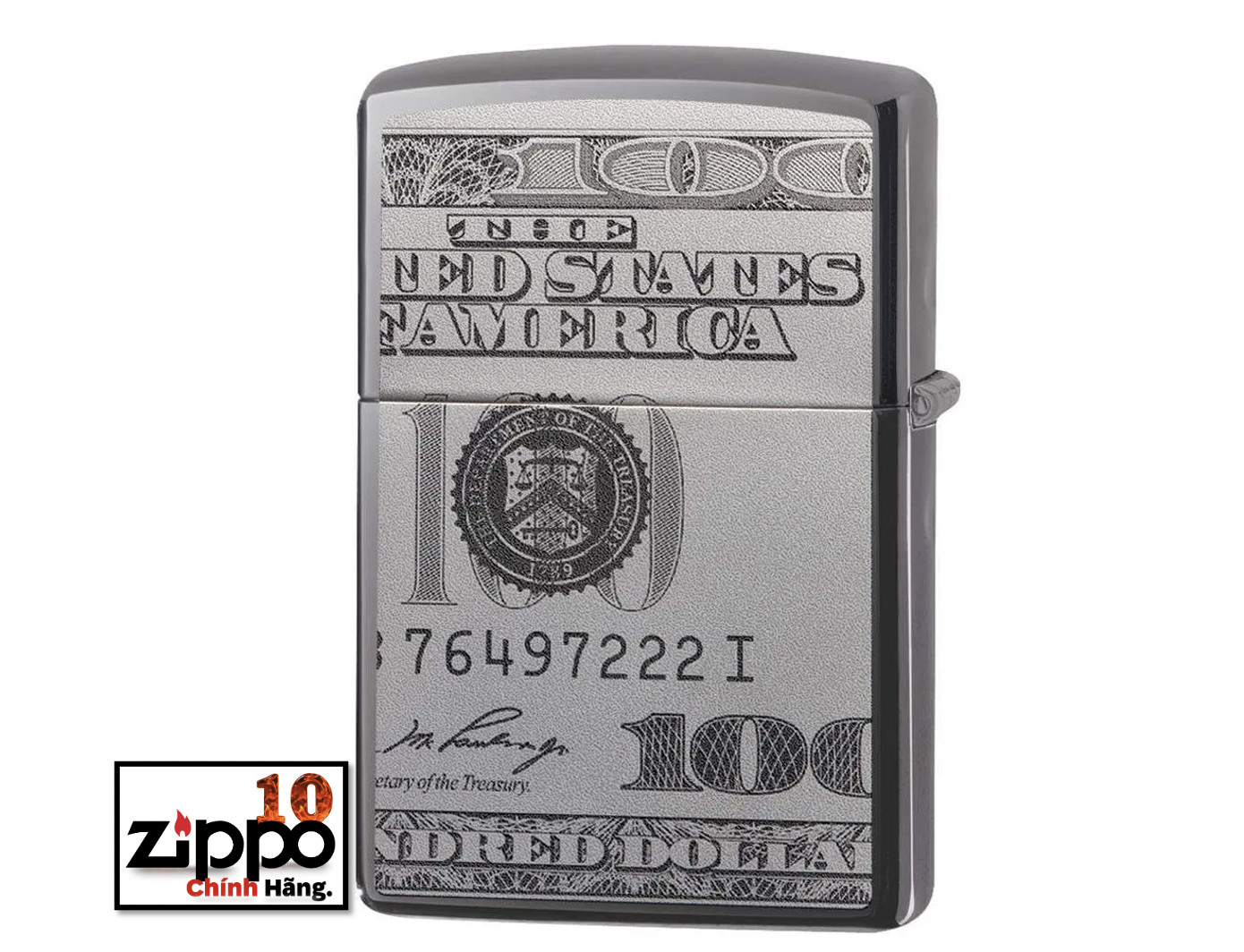 Bật lửa ZIPPO 49025 Currency Design - Chính hãng 100%