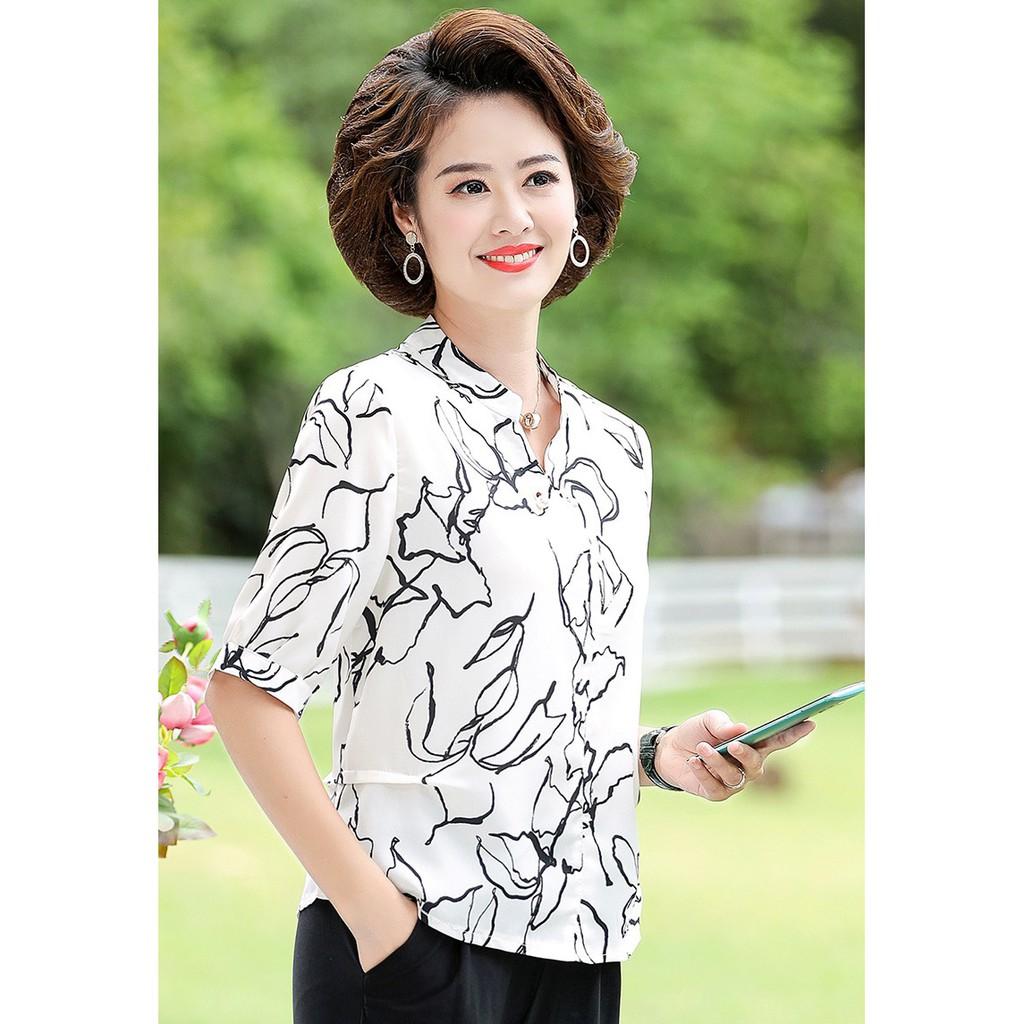 Áo hoạ tiết cho người lớn tuổi GD01-0221