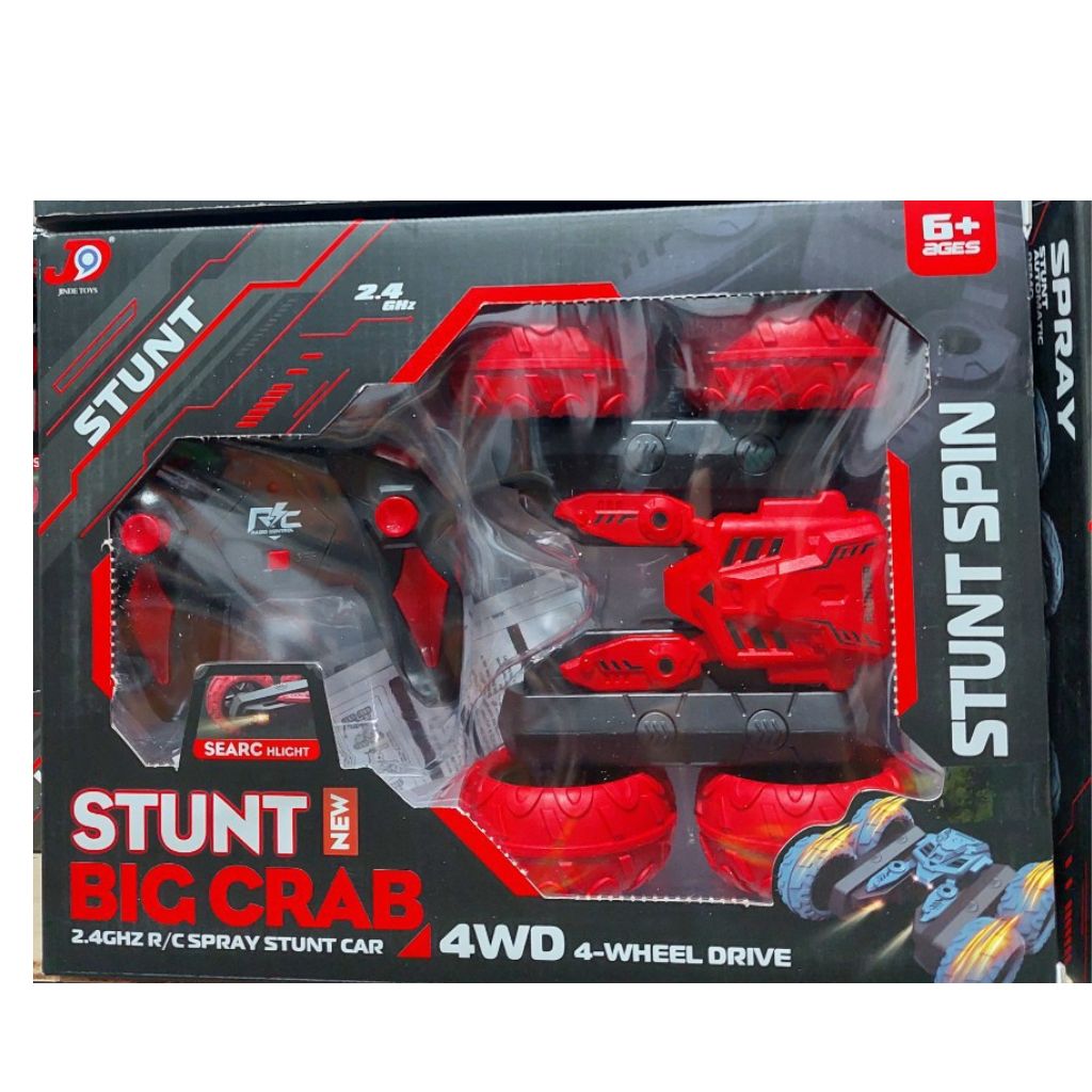 Đồ chơi Xe địa hình điều khiển từ xa- STUNT BIG CARB: Sóng 2.4Ghz, có đèn Led, có nhạc, đứng 2 bánh và xoay 360 độ mới lạ