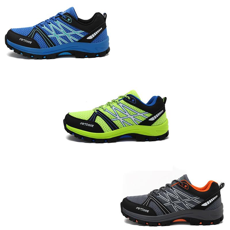 2023 Hàng Mới Về Đi Bộ Đường Dài Và Giày Đi Bộ Nam Nhẹ Thoải Mái Đi Bộ Giày Thể Thao Sneakers Người Leo Núi Đi Bộ Color: Grey Shoe Size: Eur 44