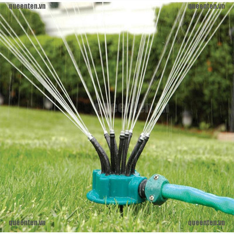 360° Garden Sprinkler Auto Lawn Irrigation Water Sprinkler Spray Nozzle System QUVN