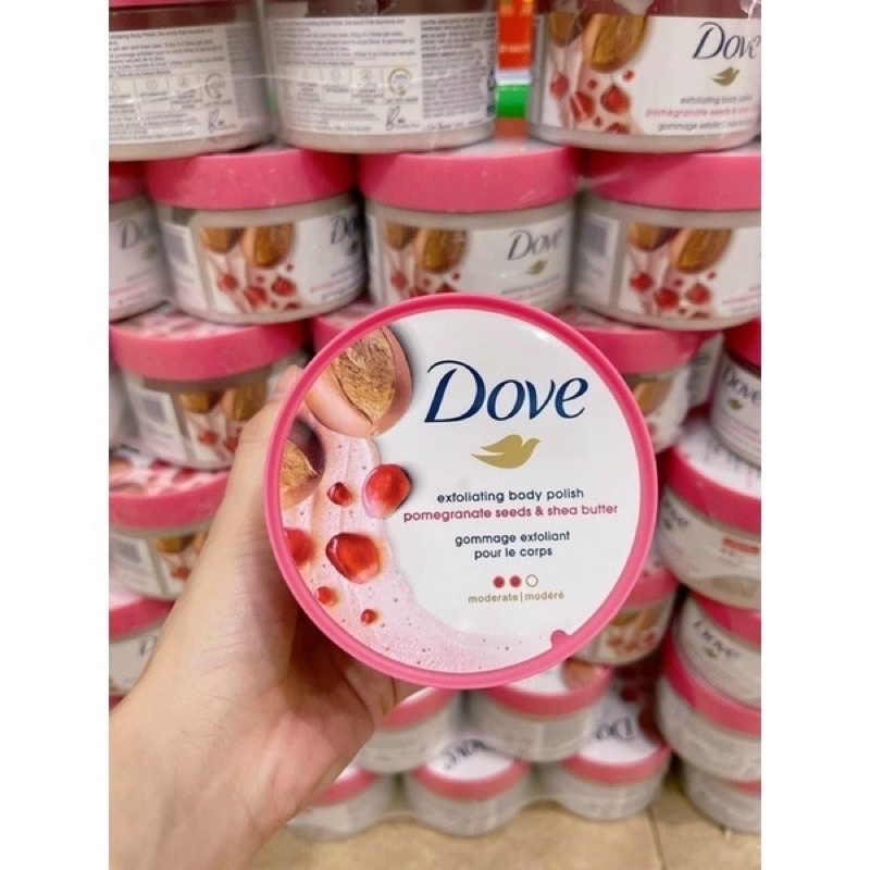 Tẩy Da Chết Toàn Thân DOVE Exfoliating Body Polish 298g(Bản Mĩ)