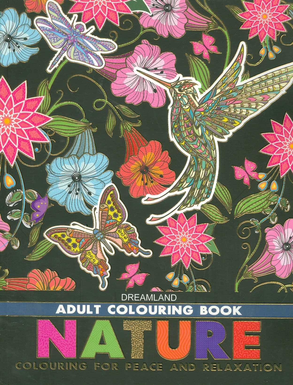 Nature - Adults Colouring Book (Sách tô màu dành cho người lớn: Thiên Nhiên)