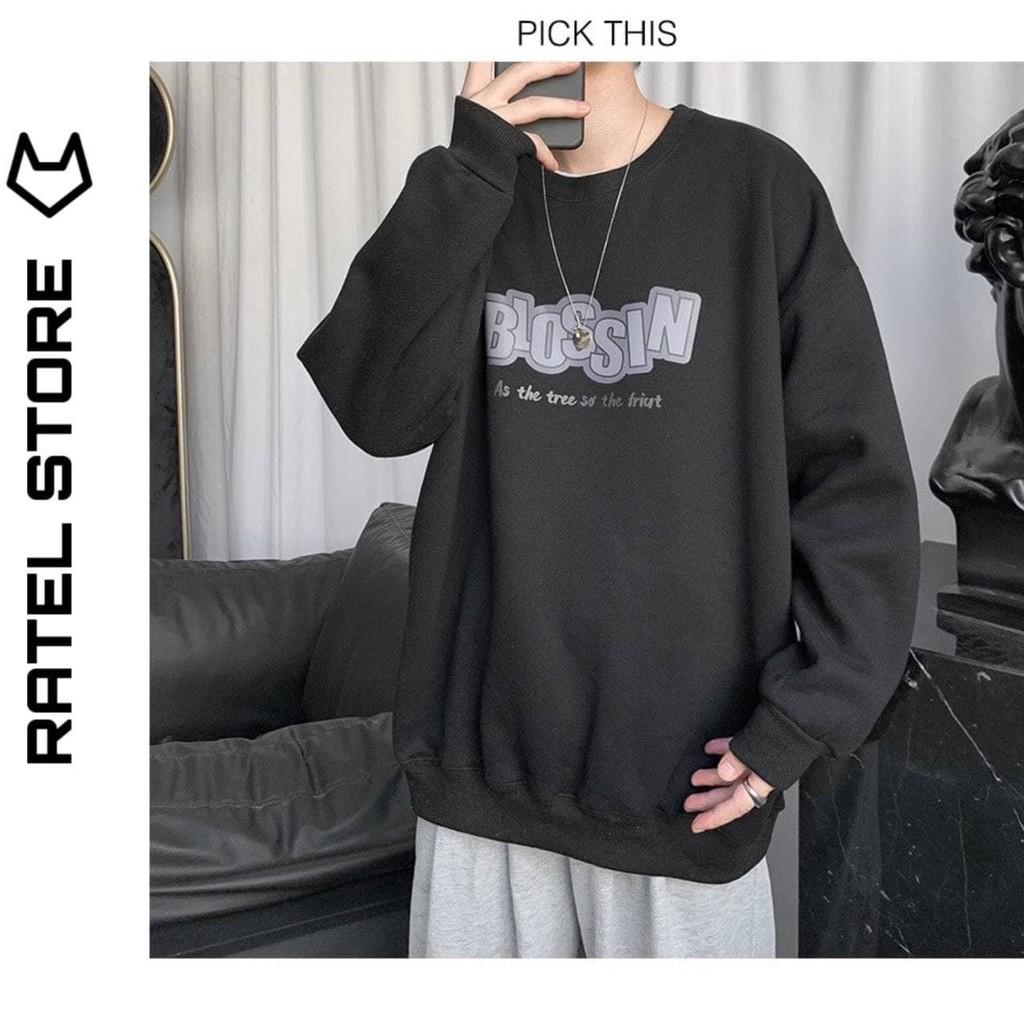 Áo khoác mỉ nam nữ,Áo sweater hoodie nam nữ from rộng unisex H5