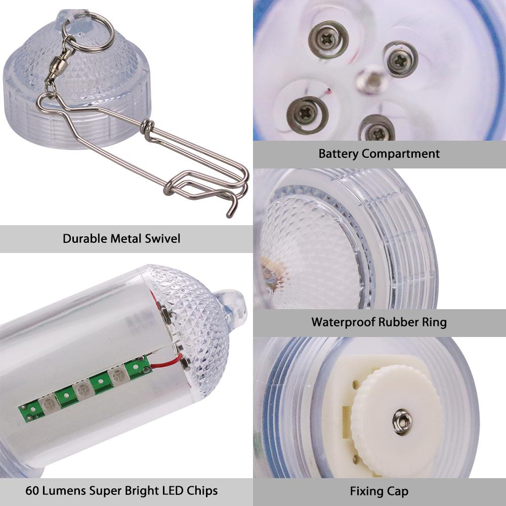 Đèn LED câu cá ban đêm dưới nước không thấm nước