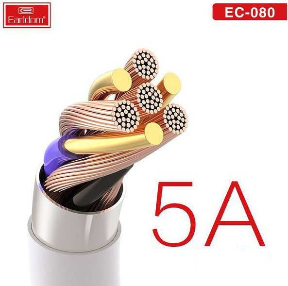 Cáp Sạc Siêu Nhanh 5A Earldom EC-080 Đầu Micro USB , Dây Dài 1m - Hàng Chính Hãng