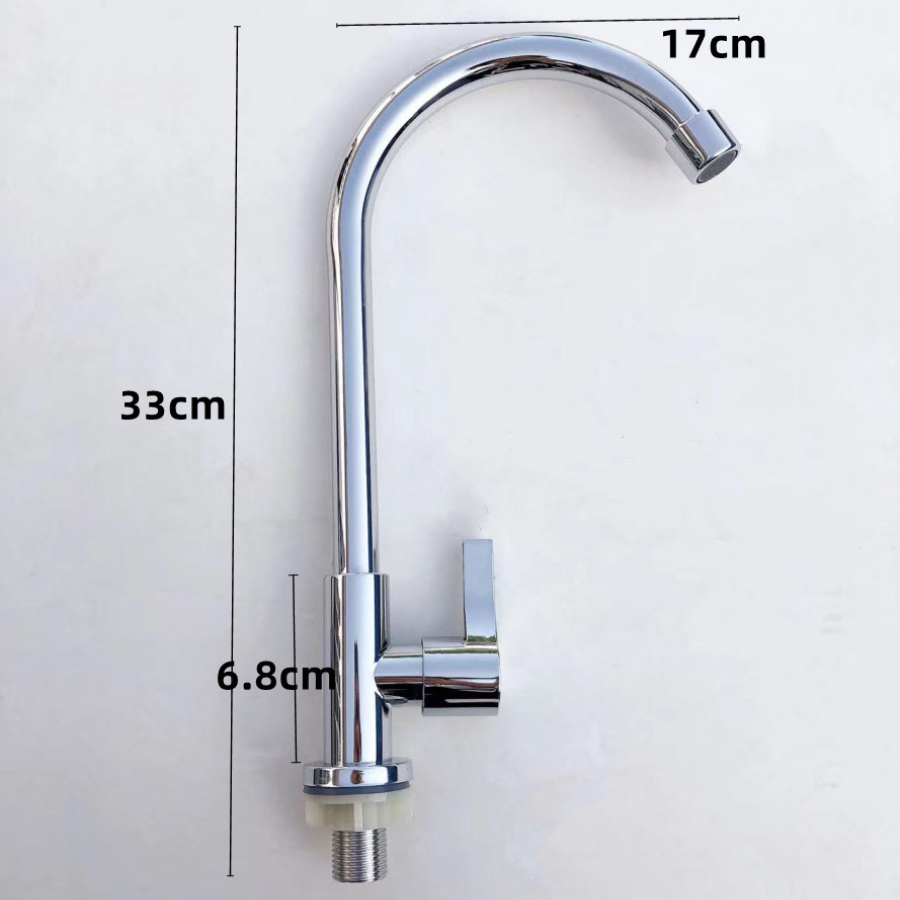 Vòi rửa bát, chén lạnh INOX SUS 304