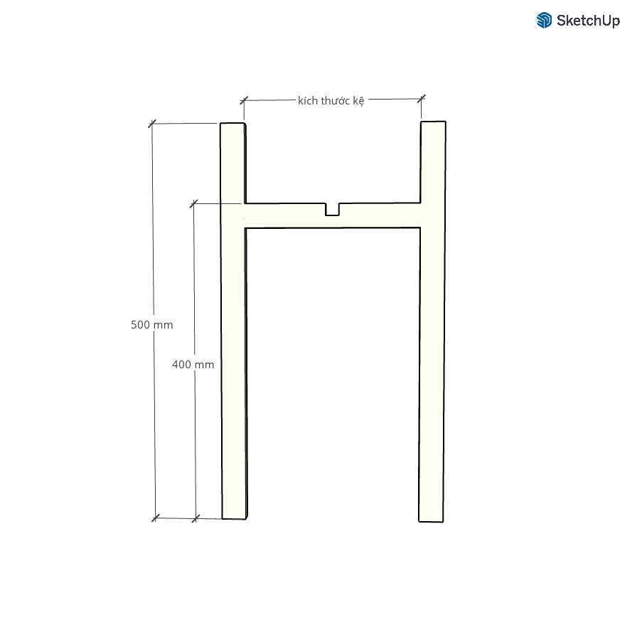 Kệ gỗ để chậu cây - Cho chậu đường kính 18 - 22 cm.