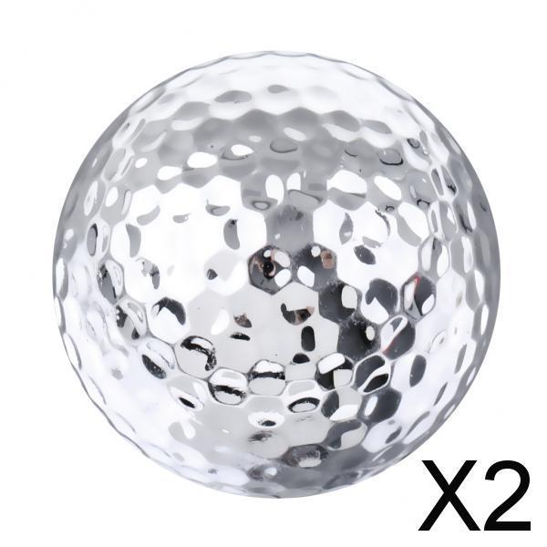 2xProfessional Practice Golf Balls Two Piece Balls for Golf Training Practice