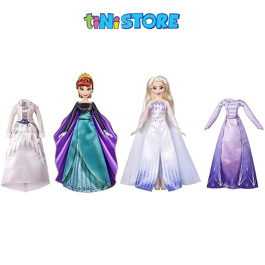 Bộ đồ chơi búp bê thời trang hoàng gia Anna &amp; Elsa Frozen 2