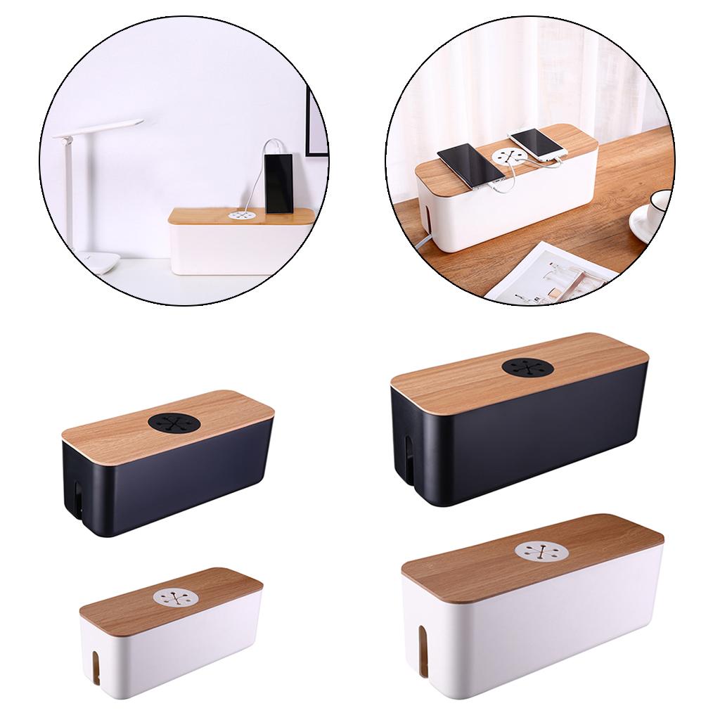 Cable Storage Box Case Power Strip Cord Wire Management Tidy Box