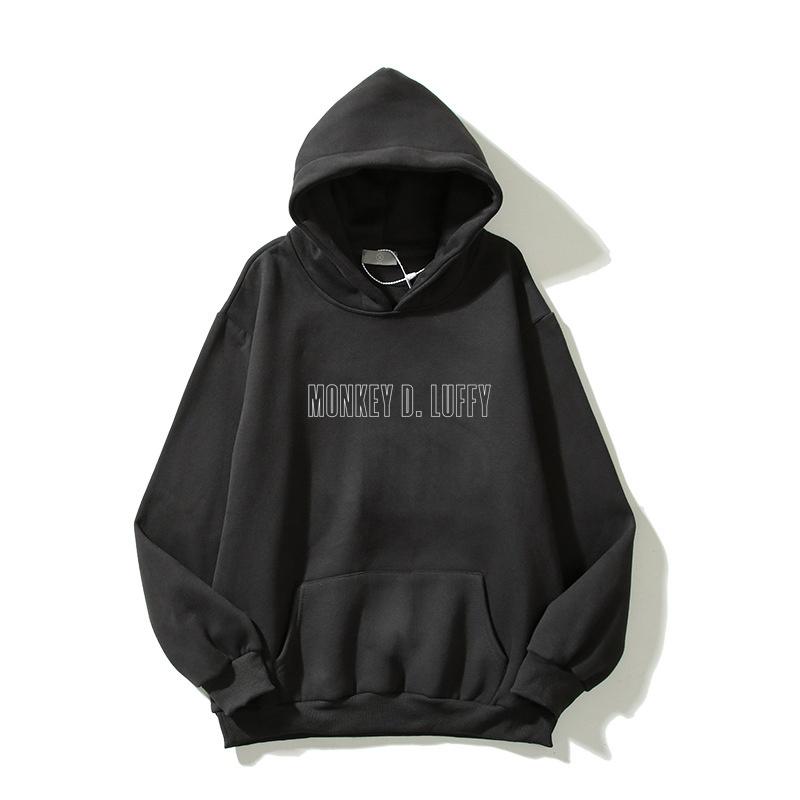 Áo Hoodie Nam Nữ LUFFY 3 Vải Nỉ Ngoại Dầy Nón 2 Lớp Tay Bo Gân, Anam Store