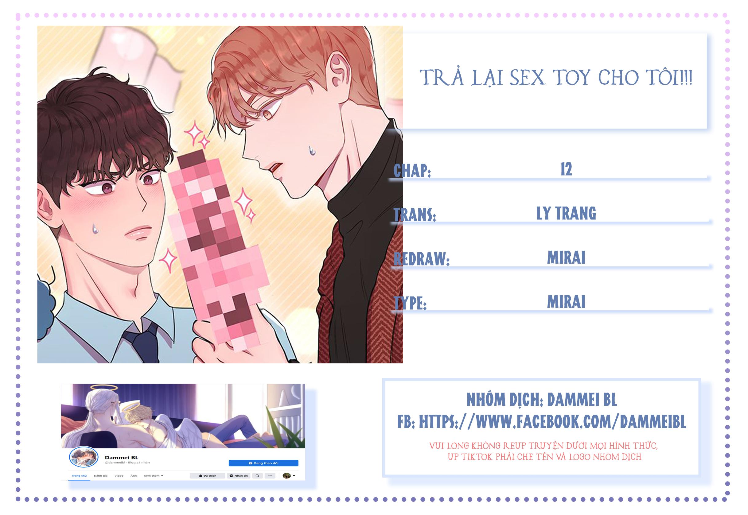 TRẢ LẠI SEX TOY CHO TÔI!!! chapter 12