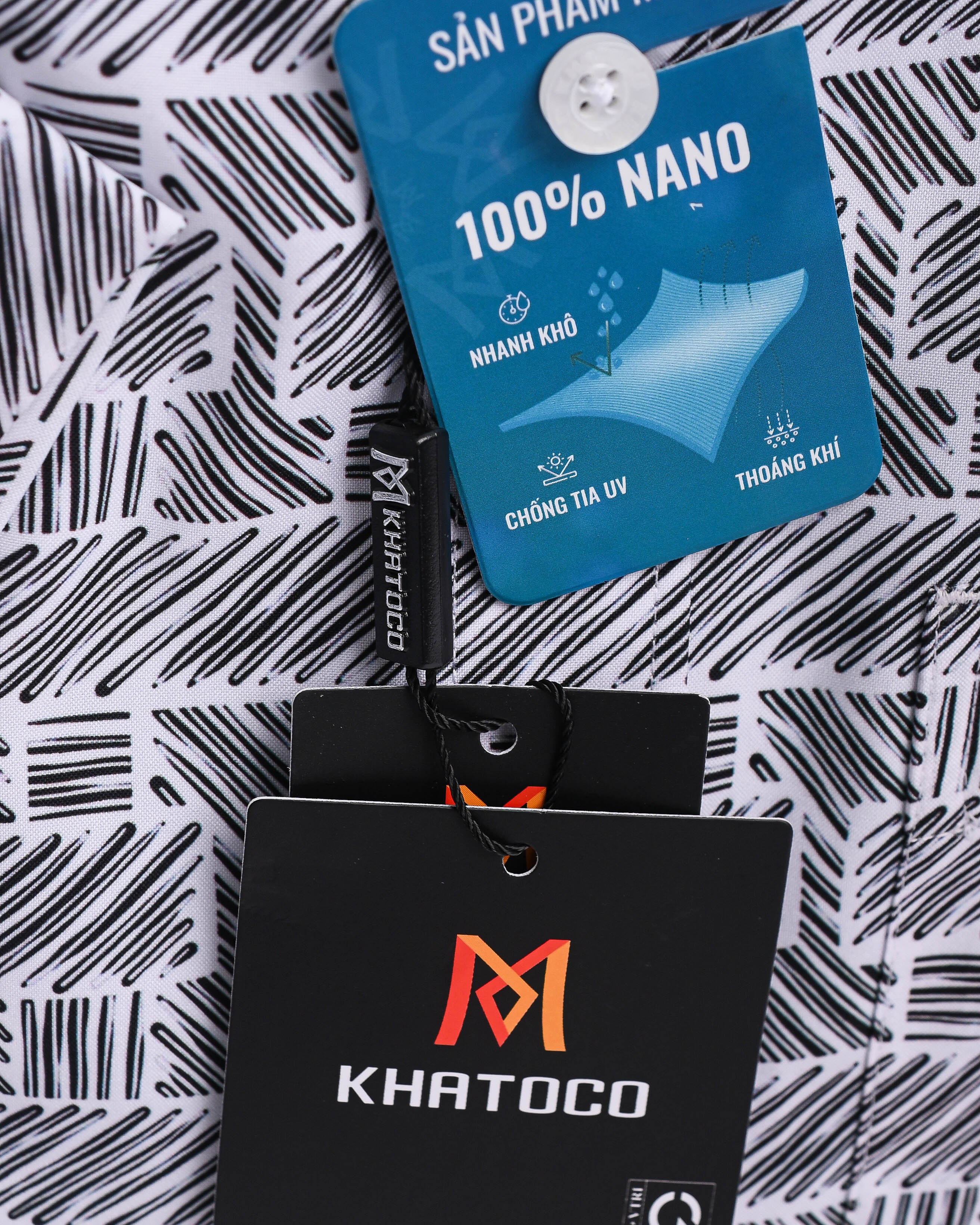 Áo sơ mi khatoco tay ngắn