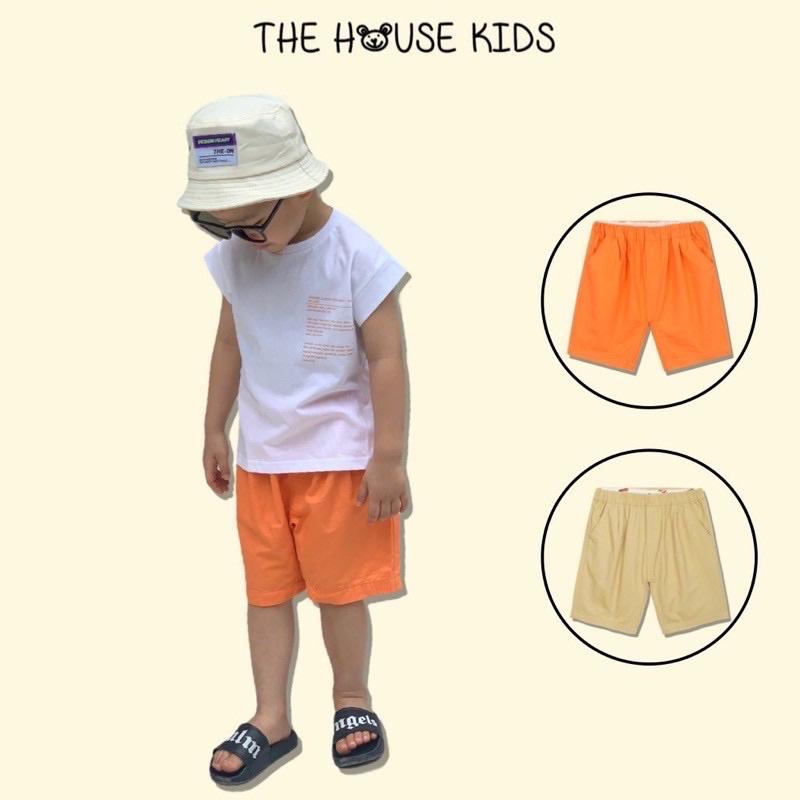 Quần Đùi Bé Trai Quần Kaki Trẻ Em Cao Cấp THE HOUSE KIDS Màu Sắc