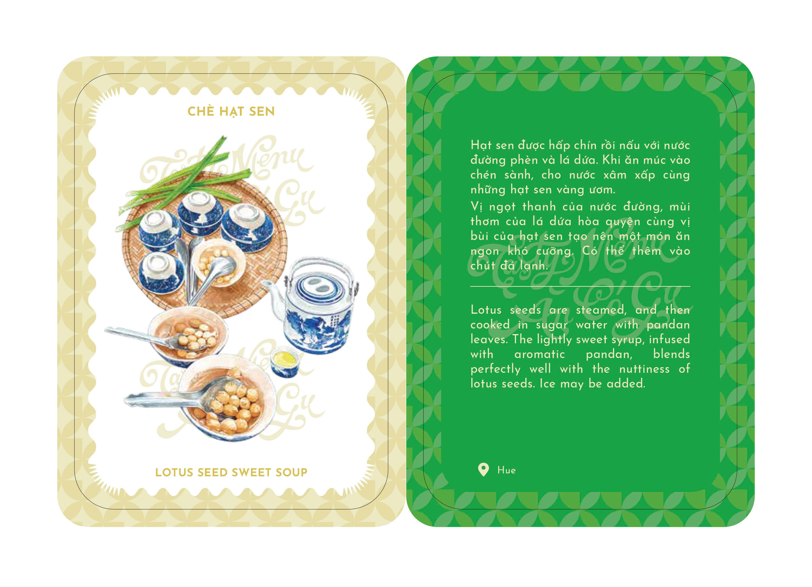 [BỘ THẺ BÀI] TASTY MENU - ĂN CÓ GU: Thực đơn 30 món ăn và thức uống Việt Nam ngon tuyệt 199k