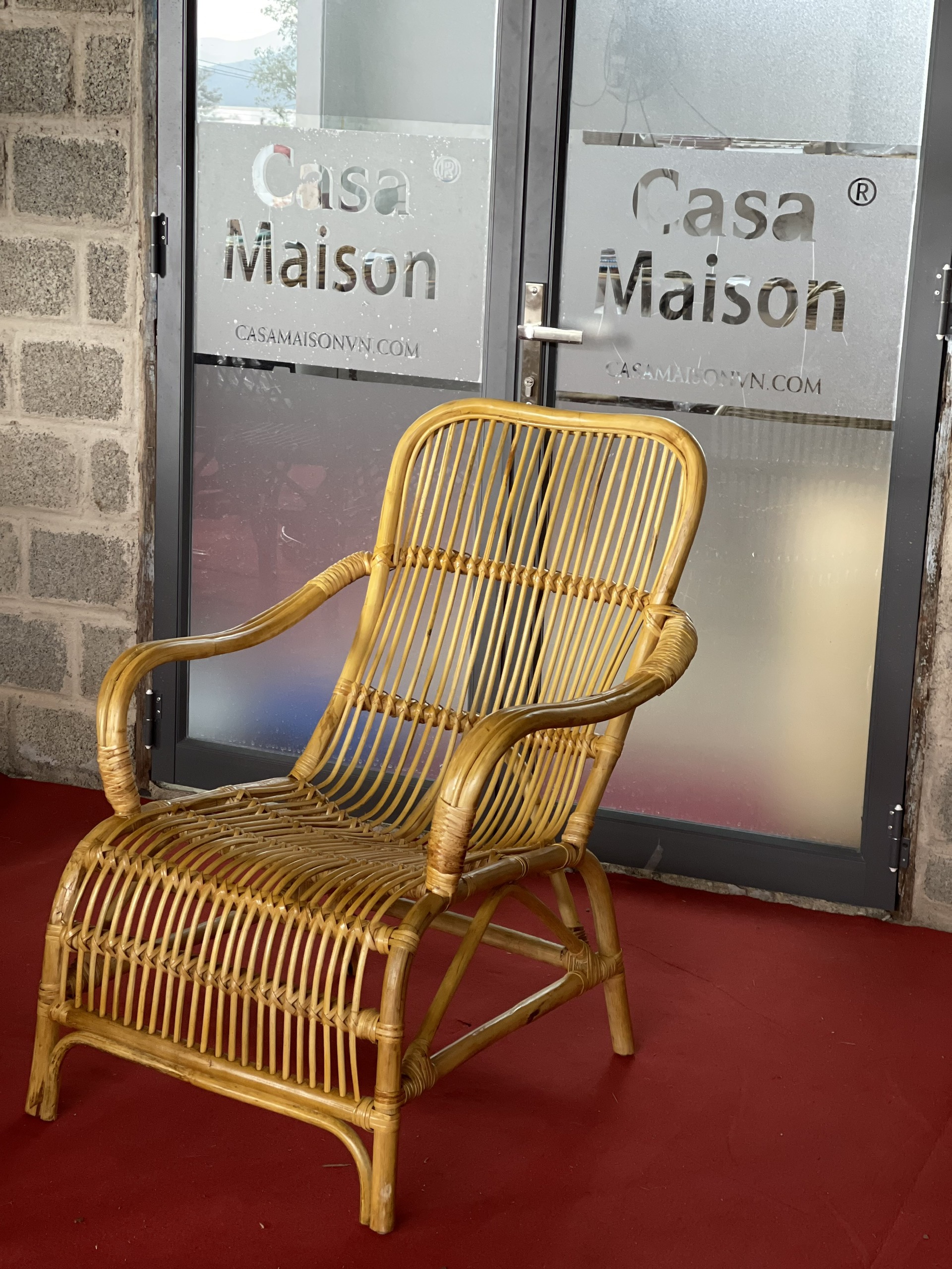 Ghế Mây đơn tựa - Natural Rattan Chair