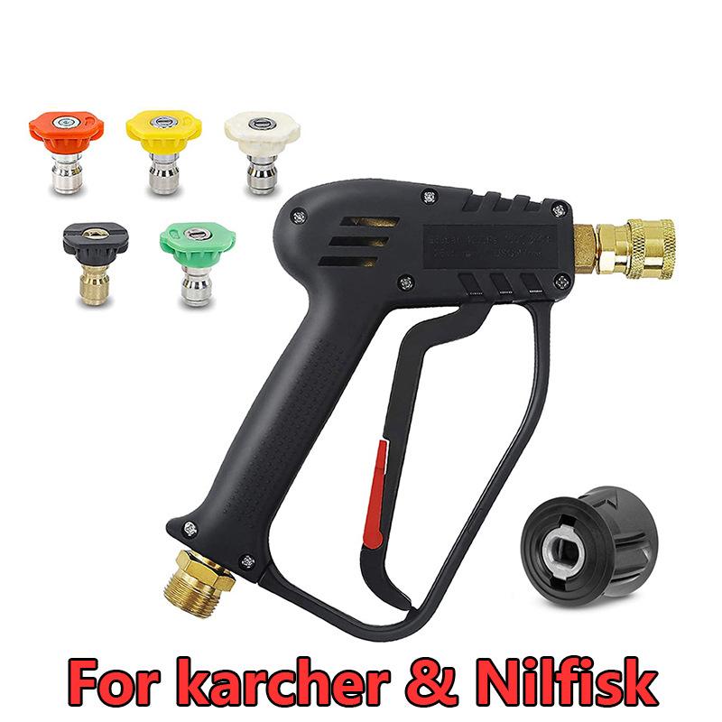 4000 PSI Áp Lực  Với Schlauch M22 Đầu Nối 14MM Nilfisk Đầu Nối Nhanh, rửa Xe  Bảng Điều Khiển Cho Máy Rửa Xe Dụng Cụ Vệ Sinh