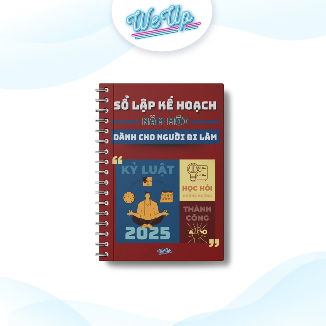 Sổ lập kế hoạch năm mới dành cho người đi làm năm 2025