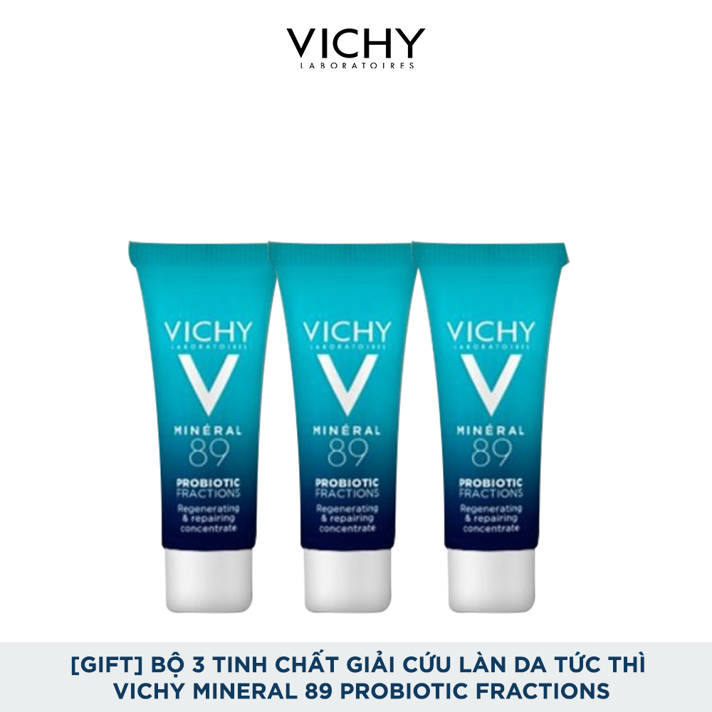 [GIFT] Bộ 3 Tinh chất giải cứu làn da tức thì Vichy Mineral 89 Probiotic Fractions 10mlx3