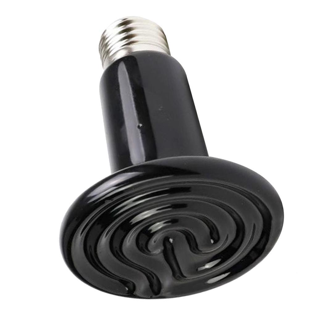 E27 Reptile Heating Lamp Bulb 25-200W Ceramic Heater