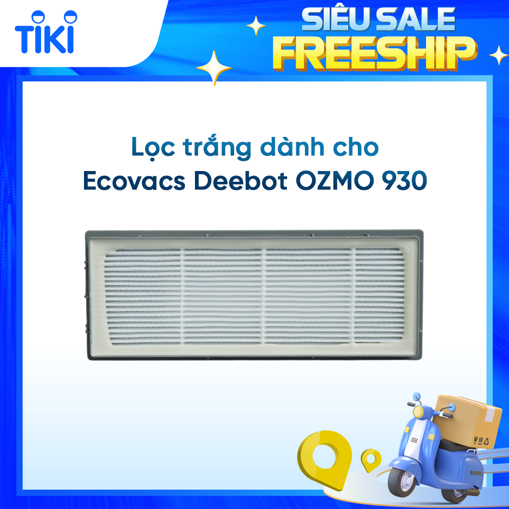 Lọc trắng dành cho Ecovacs Deebot OZMO 930 - Hàng Chính Hãng