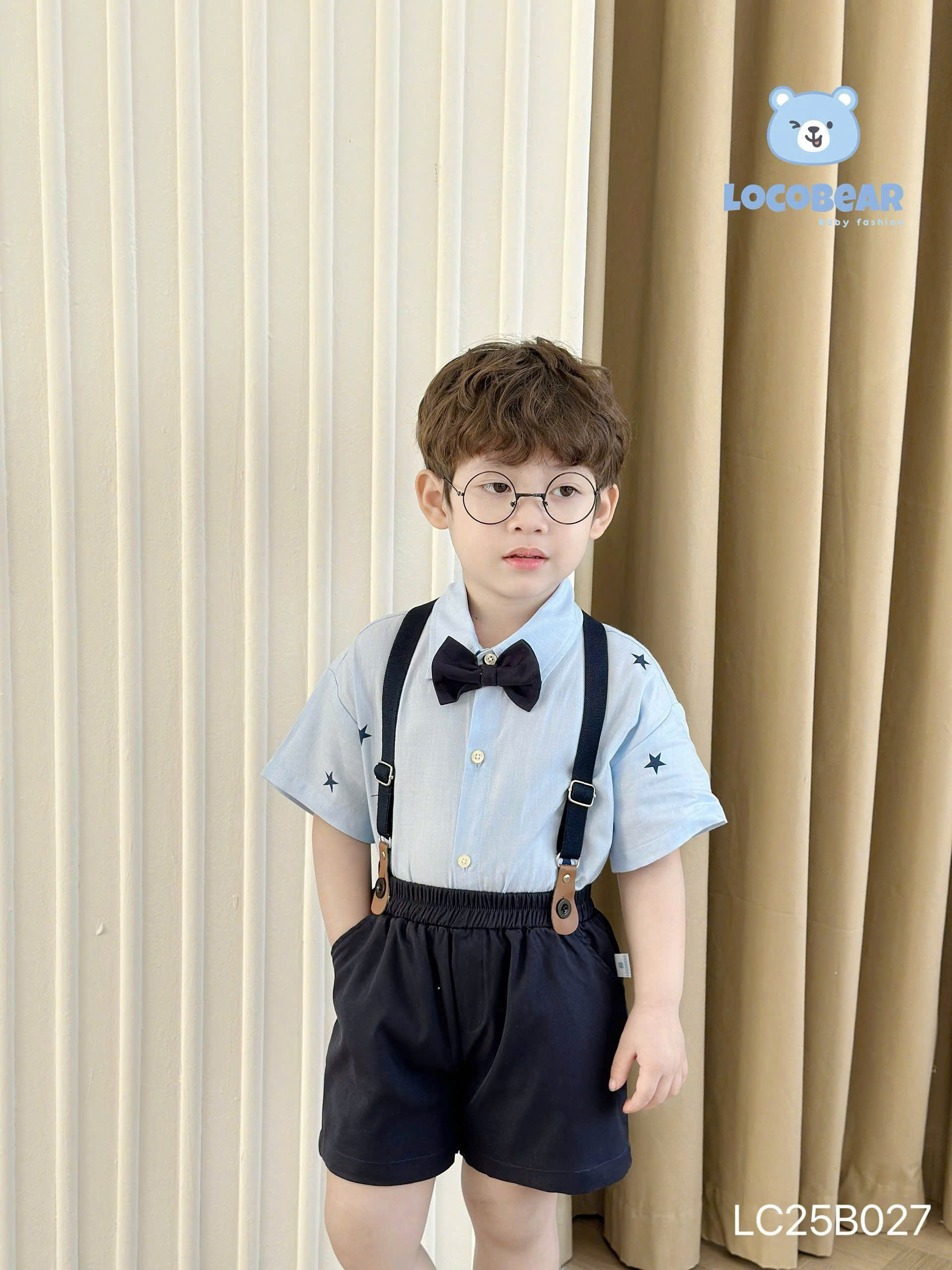 Set bộ sơ mi cho bé trai đi chơi đi tiệc phong cách Hàn Quốc size 10-25kg chất kate mềm nhẹ dễ mặc