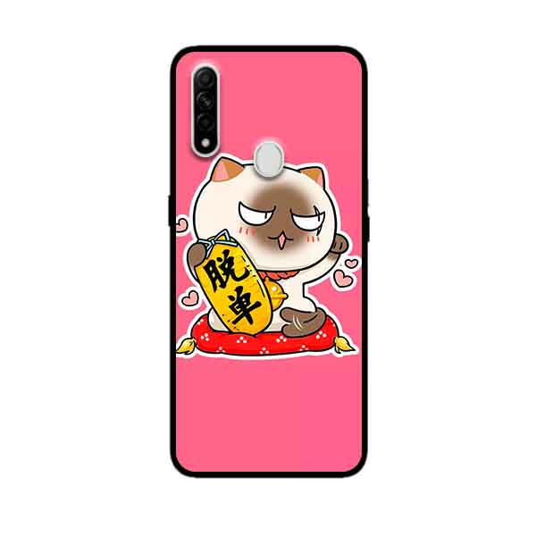 Ốp Lưng in cho Oppo A31 Mẫu Mèo May Mắn 8 - Hàng Chính Hãng