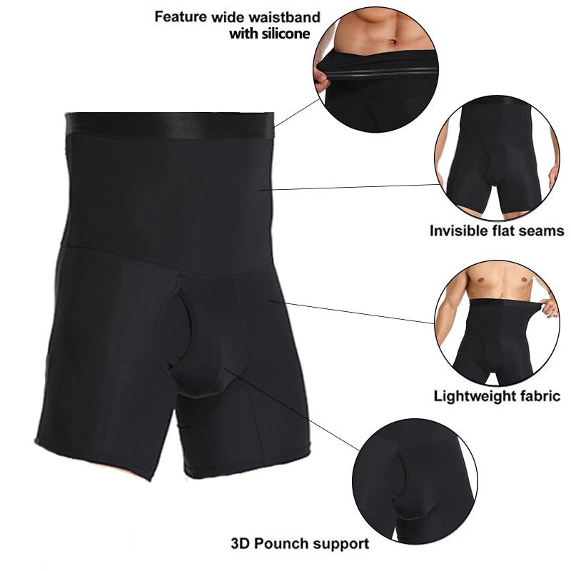 Áo Tập Toàn Thân Nén Quần Short Giảm Béo Định Hình Eo Tập Bụng Điều Khiển Quần Lót Mô Hình Dây Chống Chafing Quần Boxer