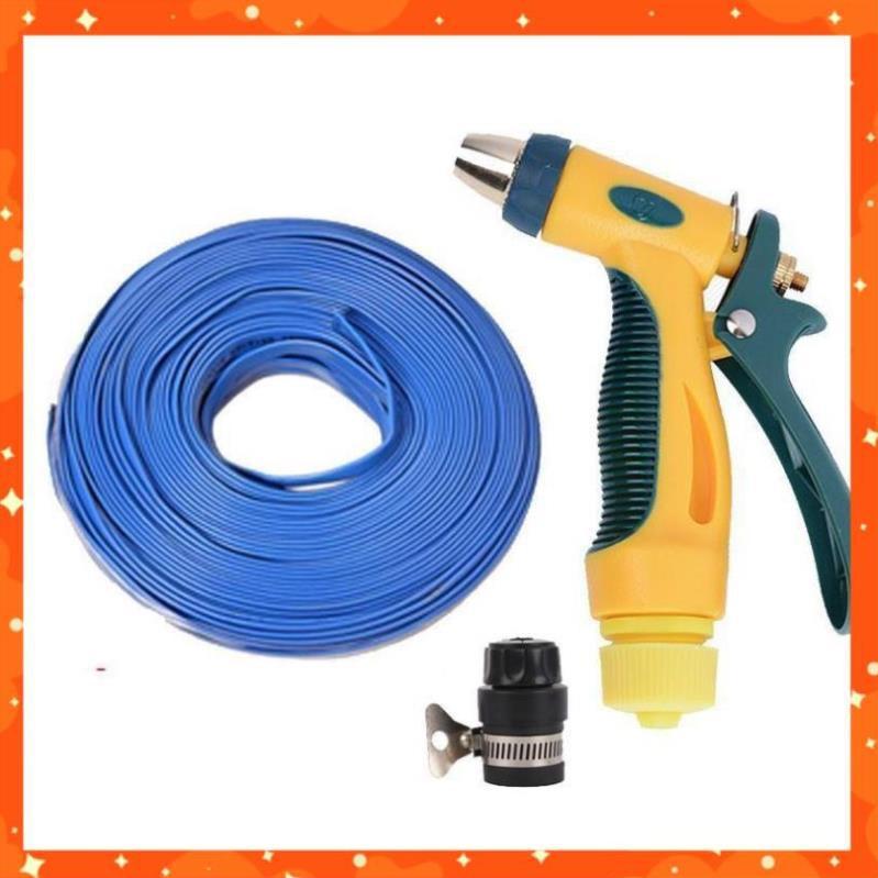 Bộ dây vòi xịt nước rửa xe,tưới cây tăng áp 3 lần 3-5m