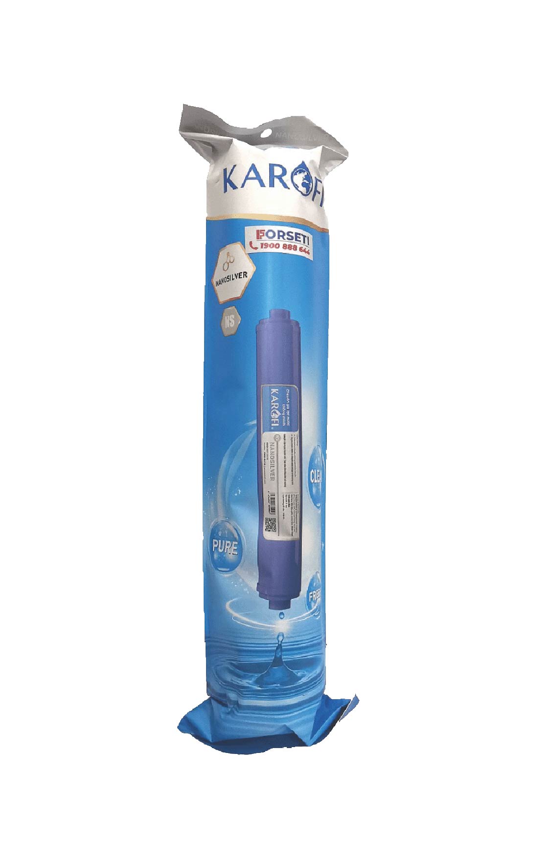 Bộ 5 lõi chức năng Karofi 56789 (T33, Min, Far, Nano, ORP Alkaline) - Hàng Chính Hãng