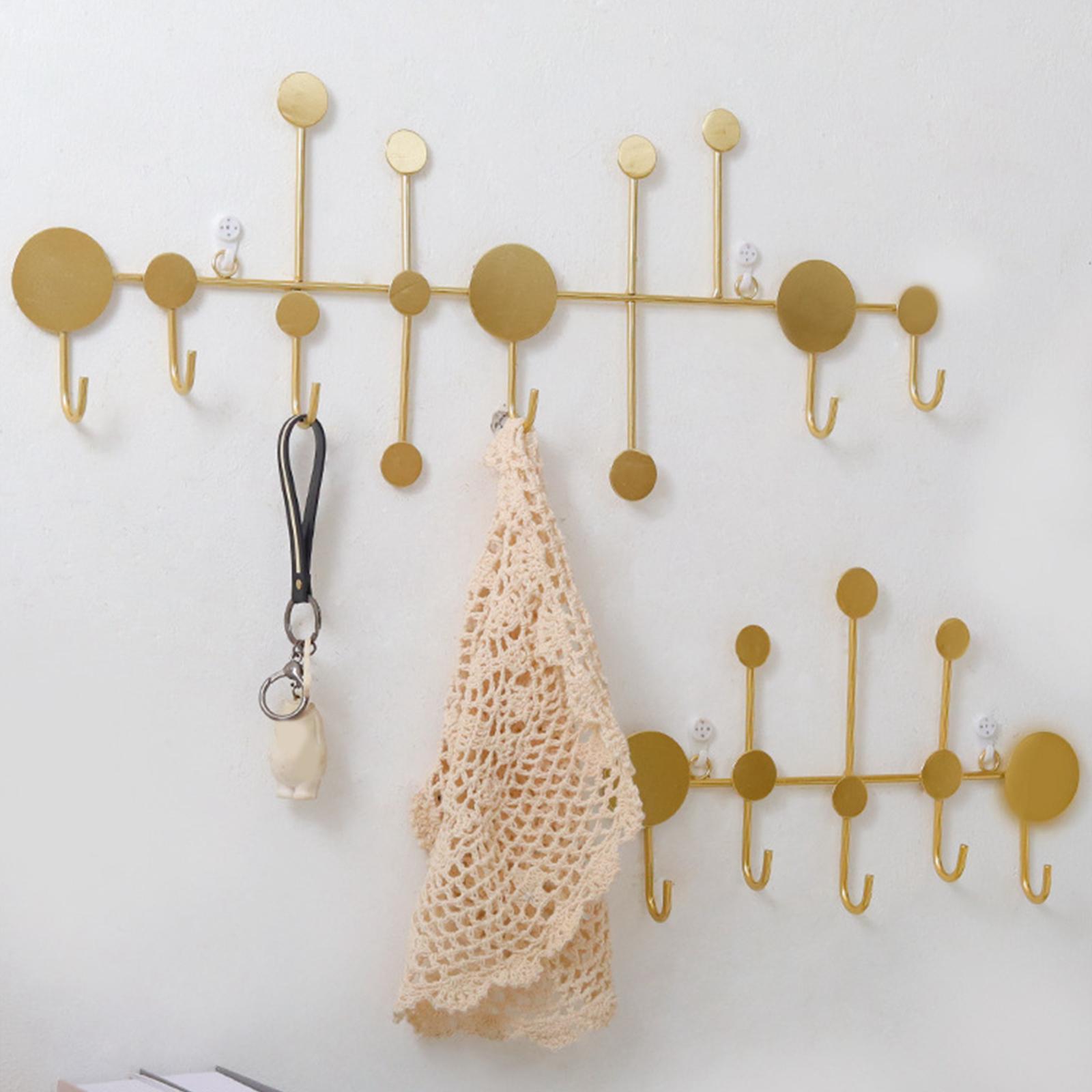 Coat Rack Iron Decorative Nordic behind Door Hanger for Shower Door Bathroom