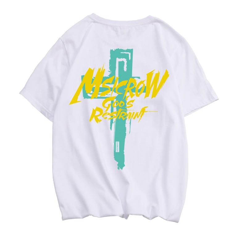 Áo Thun Nam Ngắn Tay In Chữ Thời Trang