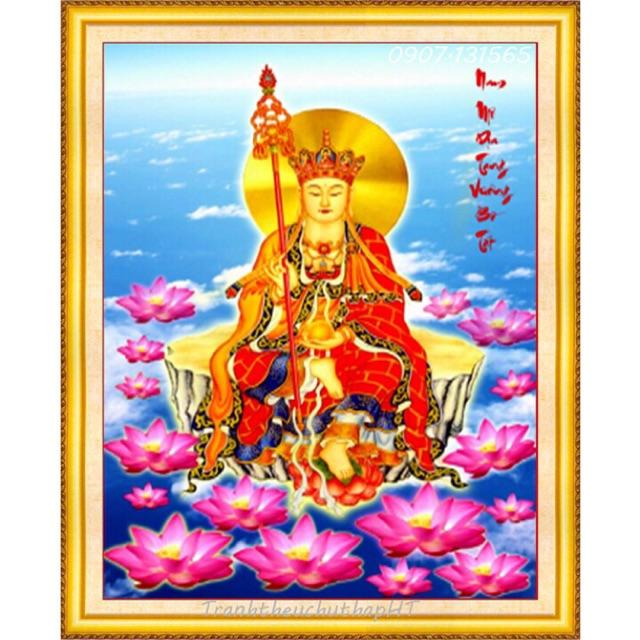 Tranh đính đá Phật Địa Tạng LV420  chưa đính